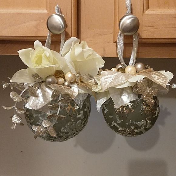 Just Purrfect by Kerri Other - Set of Handmade Ornaments!
